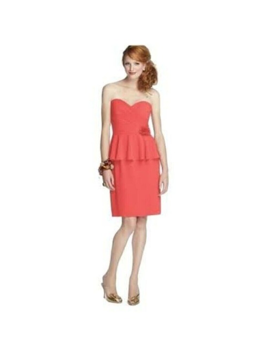 57 Grand Dresses & Skirts - 57 Grand Strapless Sweetheart Neckline Cocktail Dress Firecracker Size 10